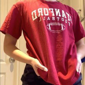 Red Stanford Football T-Shirt